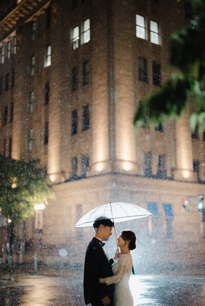 雨の日のフォトウェディング/旧居留地