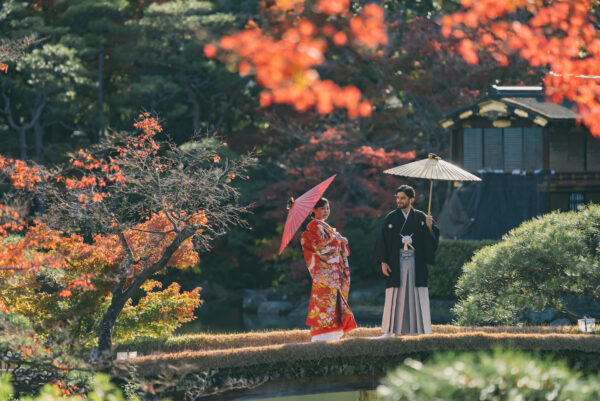 橋の上