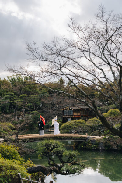 橋の上