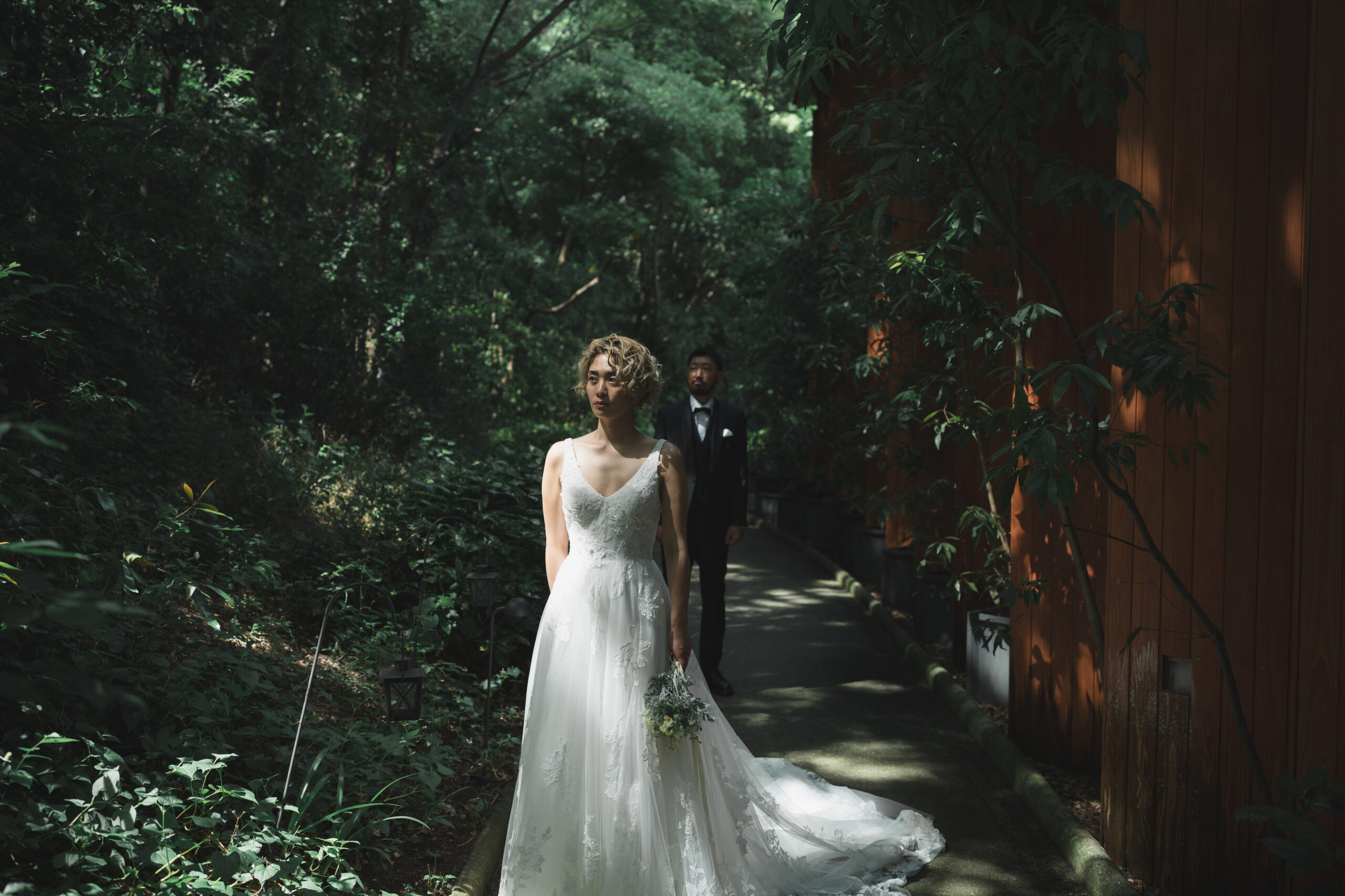 お洒落なパークフォトもオススメ♥鶴見ノ森迎賓館フォトウェディング