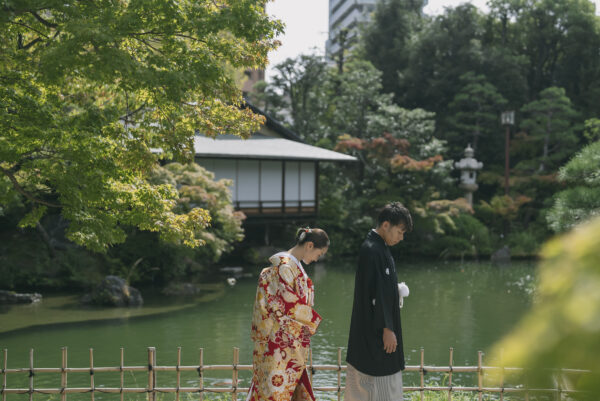 赤の色打掛